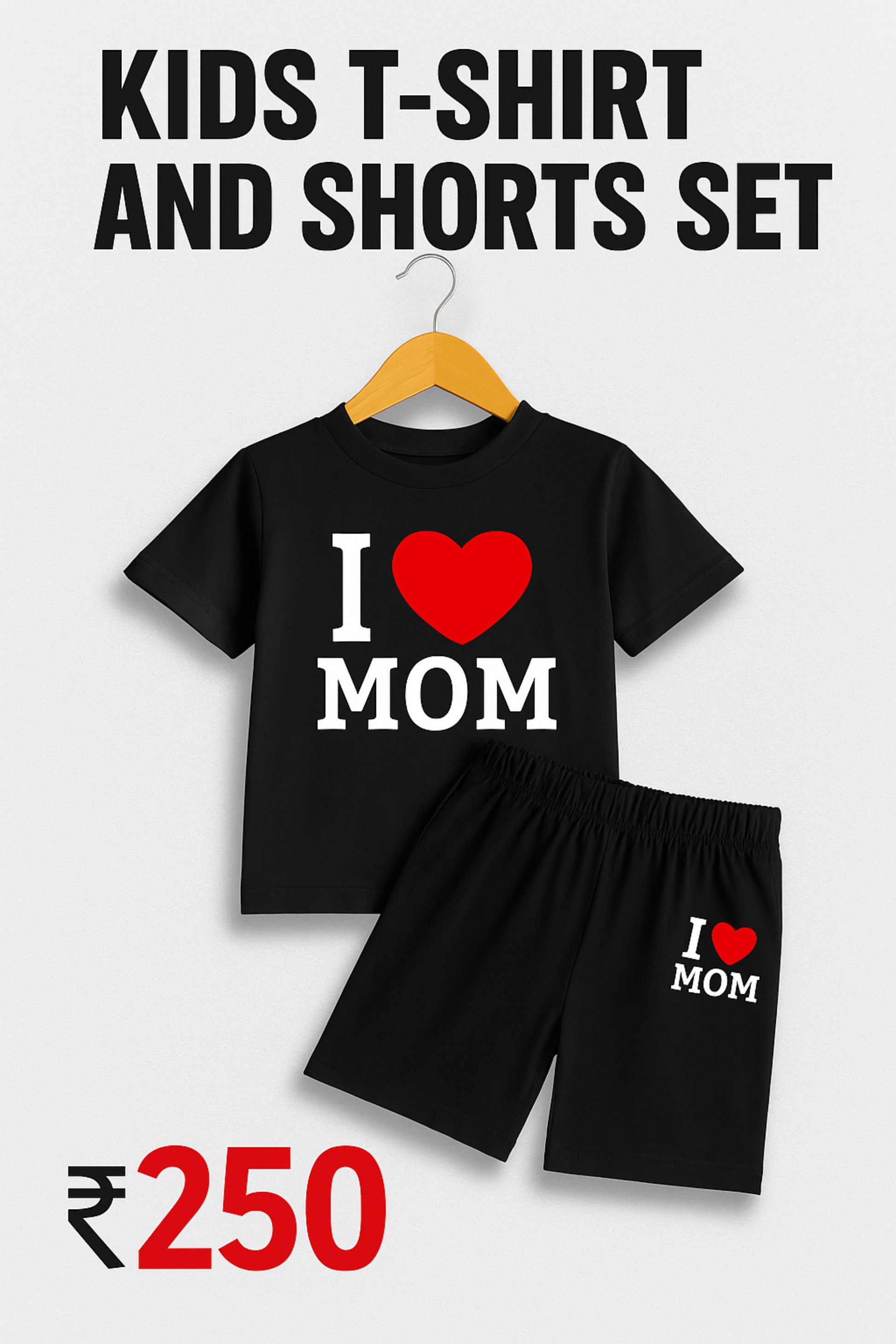 KIDS T-SHIRT AND SHORTS SET