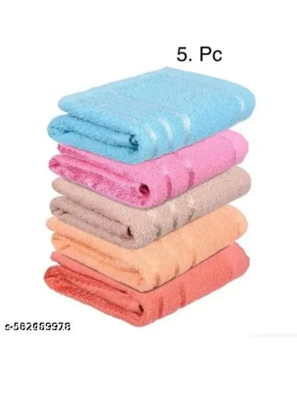 Cotton Hand Towel Multicolor set of 5