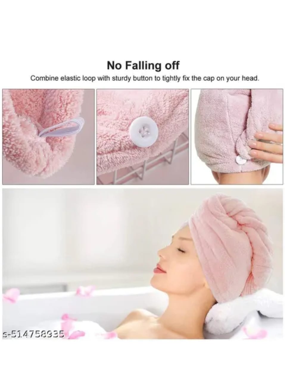 Hair towel wrap Turban Microfiber